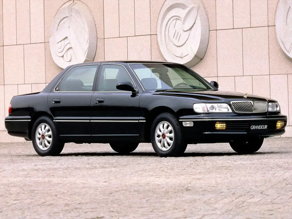 Hyundai Grandeur (LX) 2 поколение, седан (09.1992 - 08.1998)